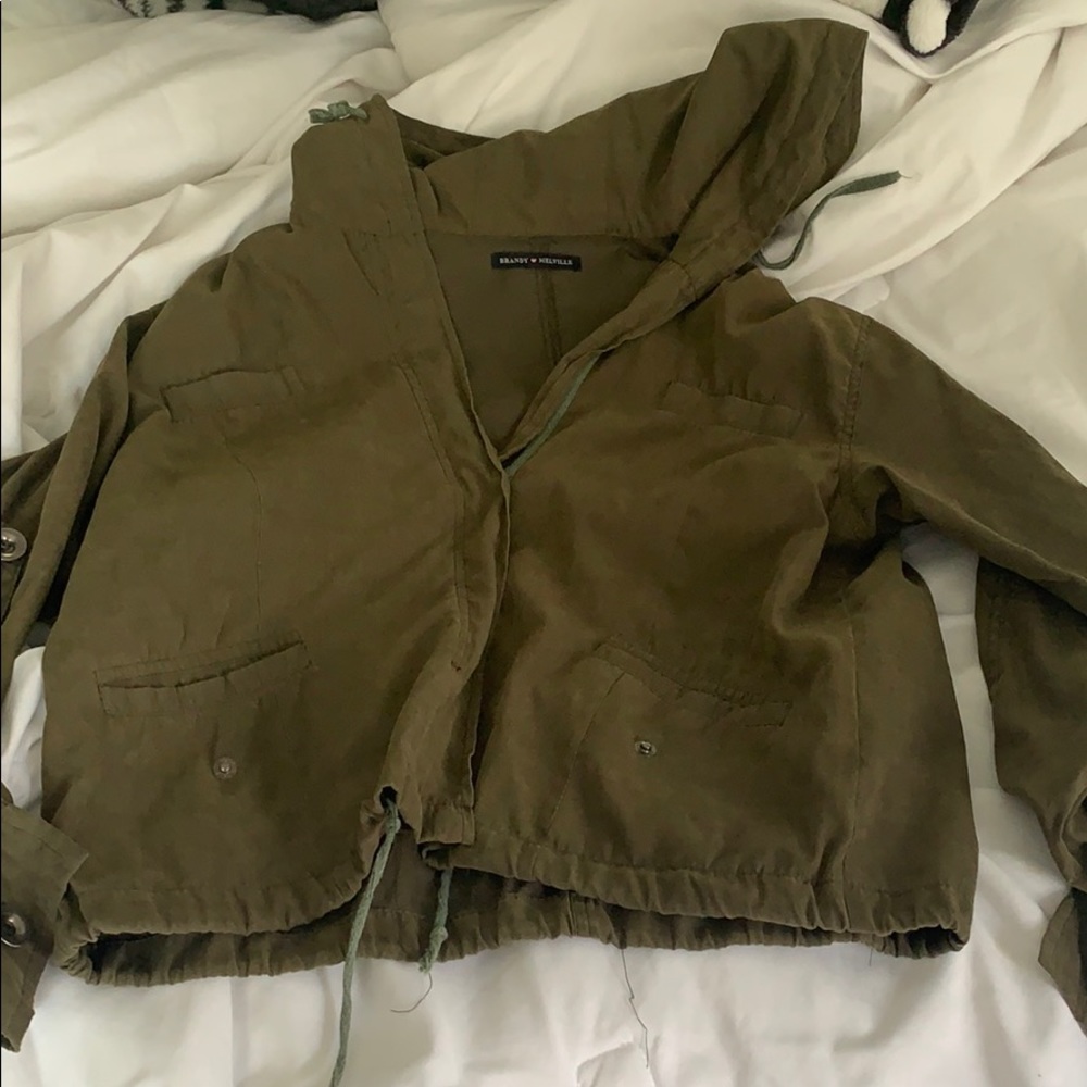 army green coat